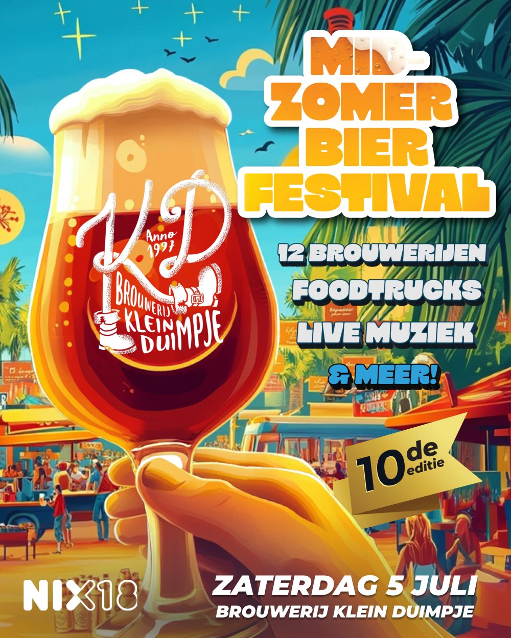 Midzomer Bierfestival startpakketten 5 juli 2025