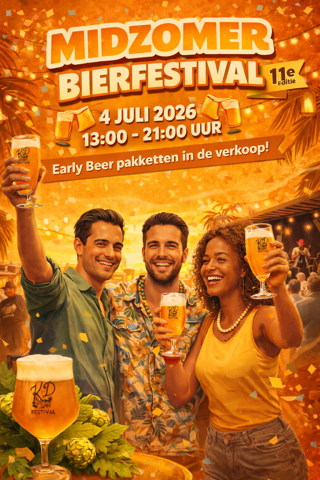 Midzomer Bierfestival startpakketten 4 juli 2026
