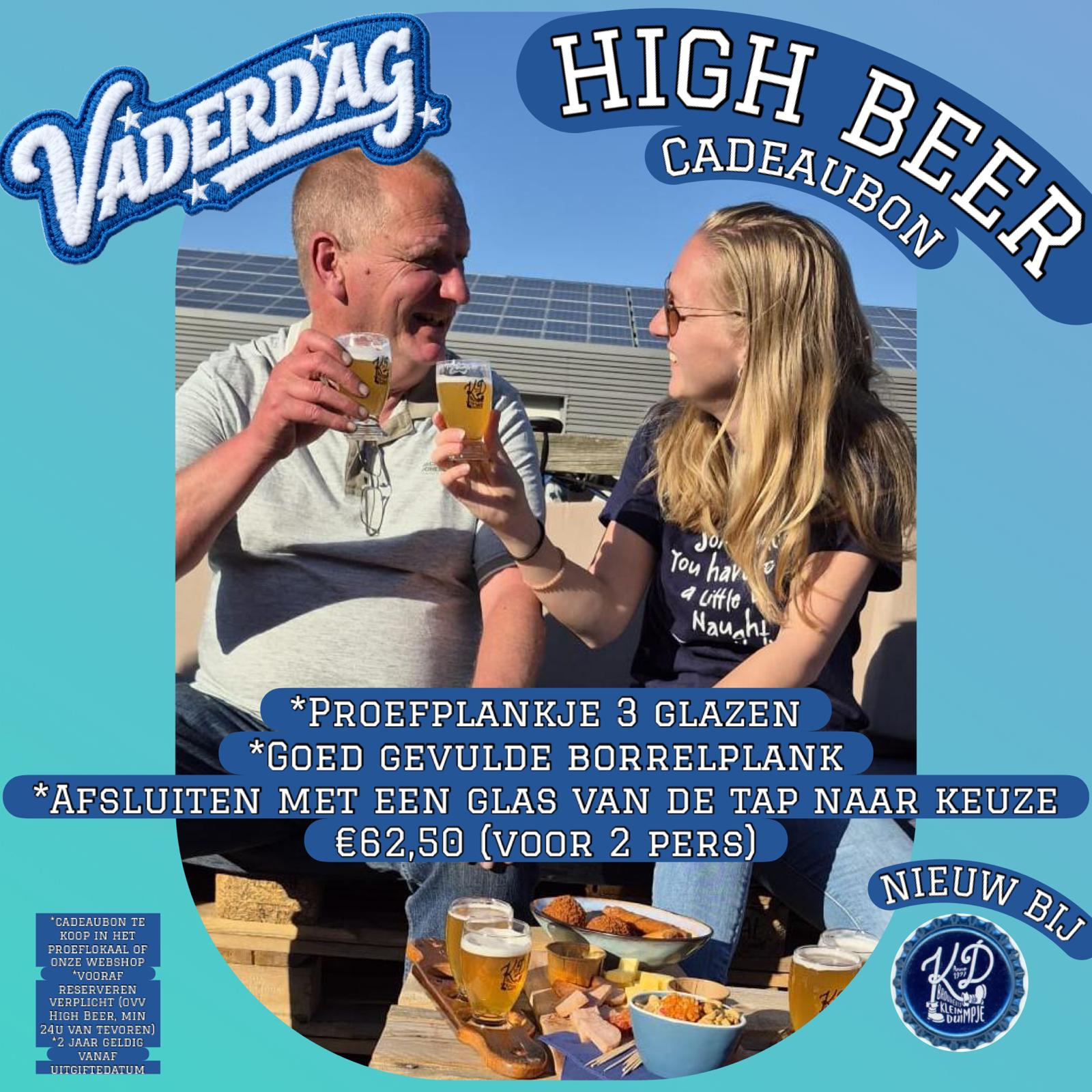 VADERDAG HIGH BEER Cadeau bon